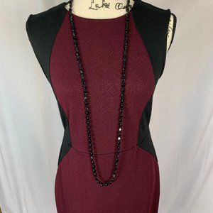Donated Feb 16 ‘22 Offers Welcome!  APT9 Slimming Maroon & Black dress